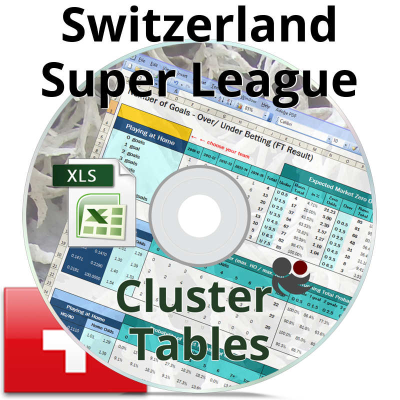 Swiss Super League Cluster Tables illustration
